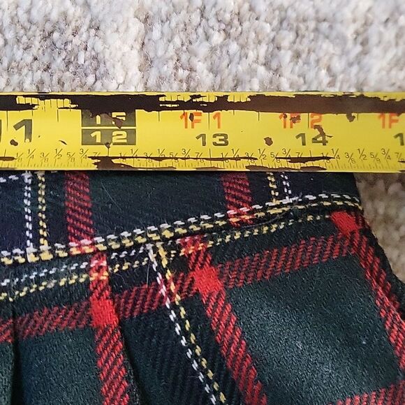 Koret High Waisted Pleated Lined & Pocketed Wool Blend Tartan Plaid Pants Sz 10 - Picture 13 of 16